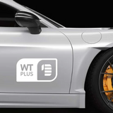Adesivo WTplus – Sticker per Auto, Vetri e Laptop (10, 20, 30 cm)
