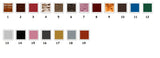 "Qualità Standard" Manichino di legno tradizionale Wing Tsun autoportante a base larga riempibile - colori vari