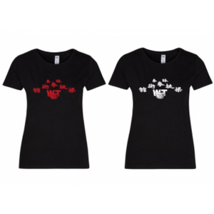Black Streetwear woman T-shirt - Traditional Logo